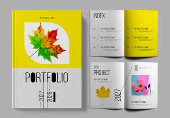 Creative Portfolio Design Layout - obrazy, fototapety, plakaty