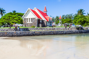 Eglise de Cap Malheureux, île Maurice 