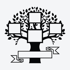 Family Tree Laser Cut Design