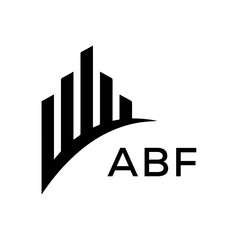 ABF  logo design template vector. ABF Business abstract connection vector logo. ABF icon circle logotype.
