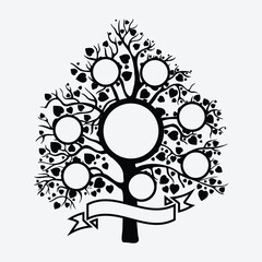 Family Tree Laser Cut Design
