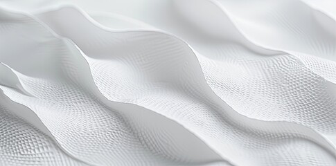 Pristine simplicity in seamless white paper texture for versatile design projects AI Image - obrazy, fototapety, plakaty