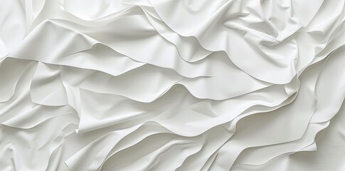Seamless white paper texture exuding pristine simplicity for versatile design applications AI Image