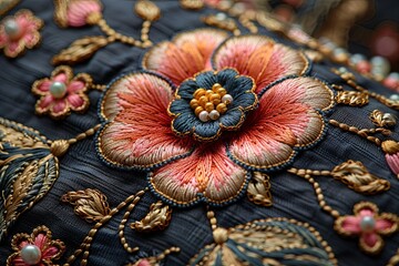 Zardozi Embroidery India rich, heavy embroidery often seen on garments and accessories, telling tales of opulence and royalty.