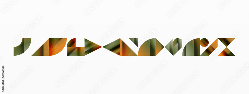 Poster the jxdnmx logo features a unique triangle pattern on a white background, with symmetrical graphics 