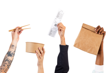 Png Food delivery mockup new normal lifestyle concept