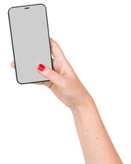 Png Smartphone screen hand mockup digital device