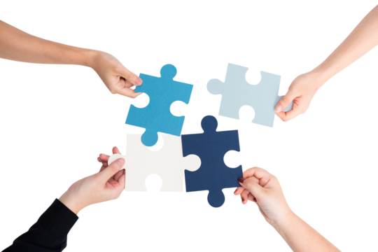 Png Hands holding puzzle mockup business problem solving concept