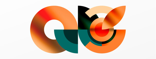 a colorful logo with the letter a and g cut in half on a white background . High quality