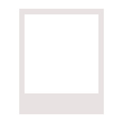 Fototapeta premium Instant photo film frame png vintage style photography