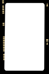 Aesthetic analog film frame png vintage style photography