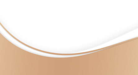 Wavy border png background, modern business design in gold