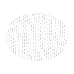 White dots png sticker on transparent background