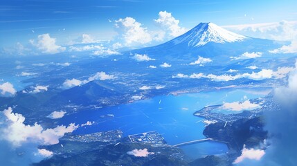 上空からの富士山3