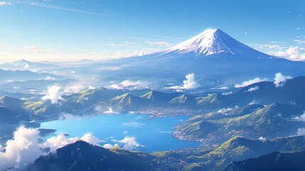 上空からの富士山9