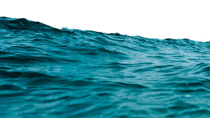 Sea water png border, transparent background