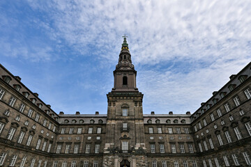 Fototapeta na wymiar Christiansborg Palace - Copenhagen, Denmark