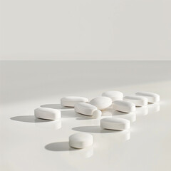 "Clean Slate: Healthcare in Focus"
A minimalist composition of medicine pills on a clean, white surface, underlining clarity and professionalism.