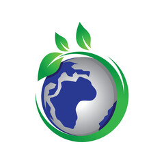 simple and creative globe logo design