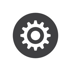 Gear logo vector template symbol design