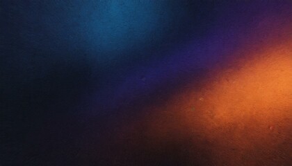 Fototapeta na wymiar Ethereal Mix: Blue Orange Purple Black Grainy Texture