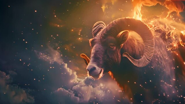 The mountain goat is the spiritual symbol of the Aries people