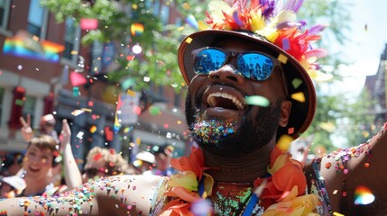 Boston Pride Parade, celebrating LGBTQ+ rights and diversity with parades and festivals