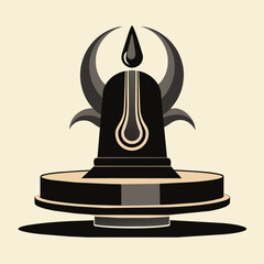illustration of a temple Lord Shiva   Vector Illustration 