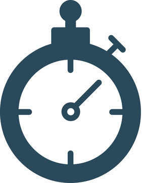 Representing Clocks and Time Glyph Icon  