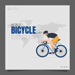 World Bicycle Day, celebrated on June 3rd, promotes the use of bicycles as a sustainable and environmentally friendly mode of transportation.