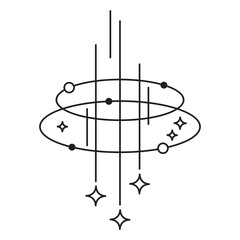 Minimalist Cosmic Vintage