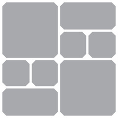 abstract photo collage vector template