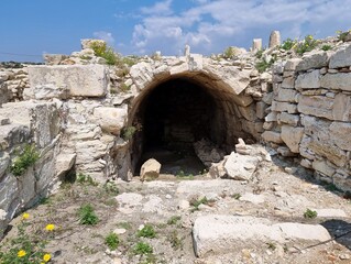 Ancient Greek cellars in Cyprus