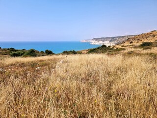 Panorama of the coast of Cyprus