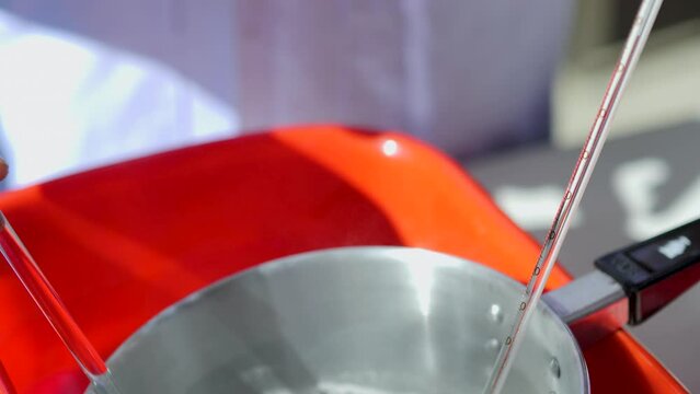 Pack the cosmetics in a clear plastic jar.