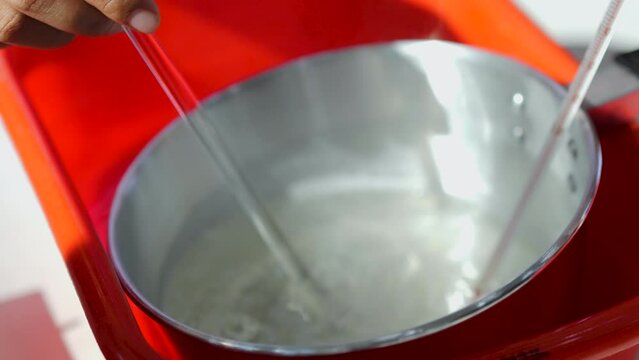 Pack the cosmetics in a clear plastic jar.