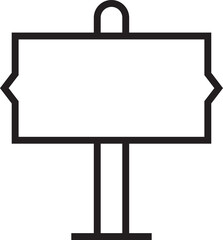 Street Side Signage Icon