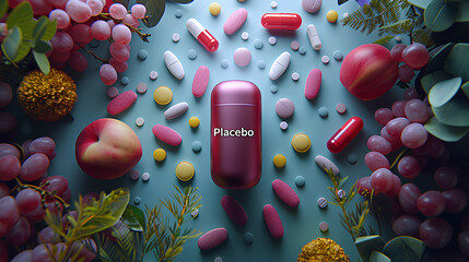 Alternative treatment or placebo. - obrazy, fototapety, plakaty