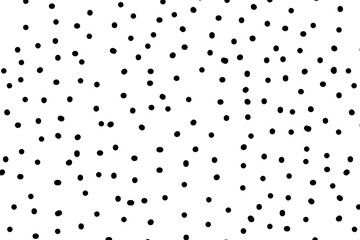 Polka dot pattern png, transparent background, minimal ink design