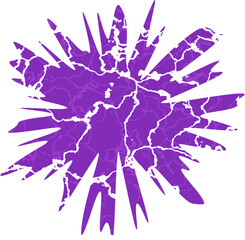 Abstract Starburst Blobs with marbles