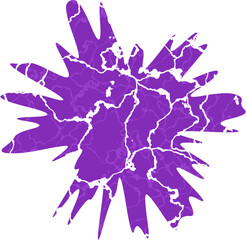 Abstract Starburst Blobs with marbles