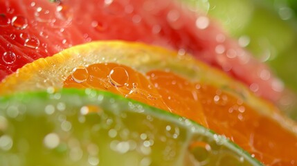 A slice of fresh fruit about to be squeezed into a summer drink