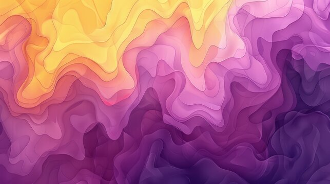 Abstract background image illustration with shades of lilac, yellow, pink and more