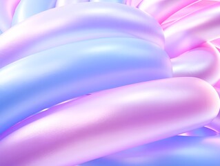 pink to blue to purple rubber hose material, 3D, C4D, blender, studio lighting, film lighting, bright colors, clean pure white background, modern fashion visual art