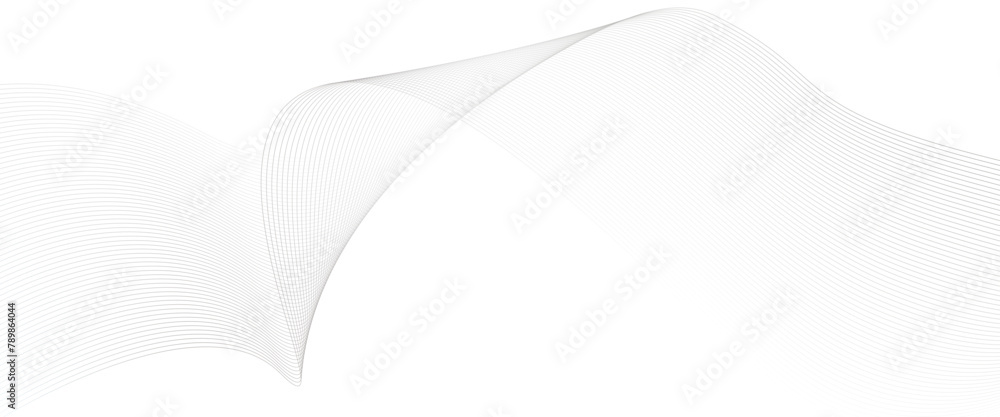 Poster vector abstract grey, white smooth element swoosh speed wave curve and wave lines in motion, smooth 