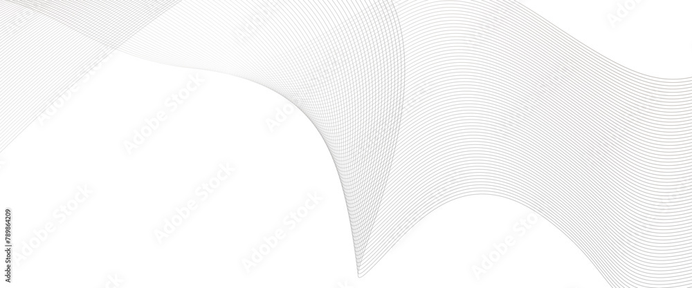 Poster vector abstract wave transparent background, flowing wave line, abstract wave line for banner, templ