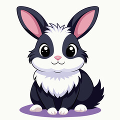 Rabbit cartoon Vector Illustration 