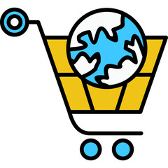 Worldwide Shopping Icon