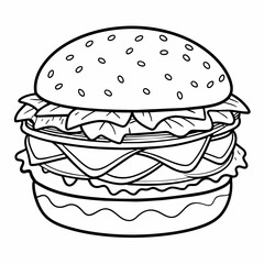 hamburger Vector Illustration 