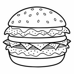 Hamburger Vector Illustration 